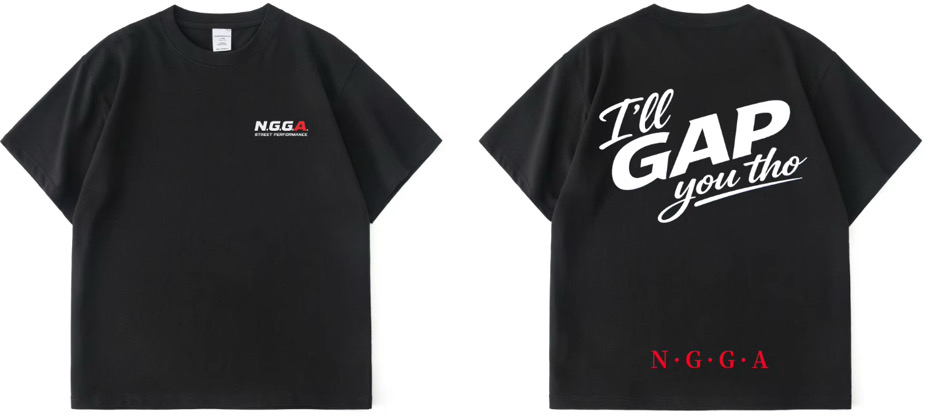 I'll Gap You Tho — Tee, front and back